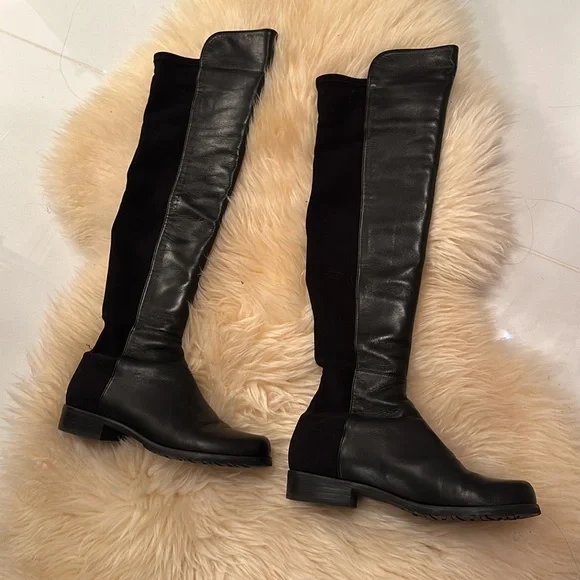 Stuart Weitzman 5050 boots in NAPPA - Picture 2 of 7